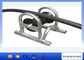 10KN Rated Load Aluminum Cable Pulling Pulley Galvanized Coating Frame For Max φ150mm Cable