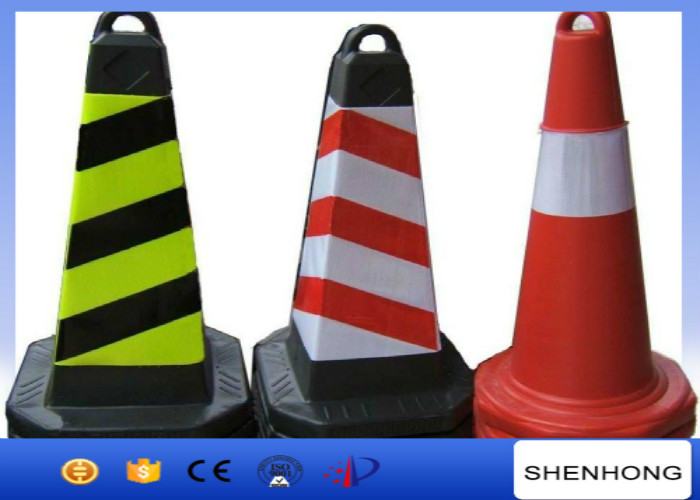 4 Coni Di Sicurezza Luba 18'' Con Peso E Collare Riflettente - Arancione